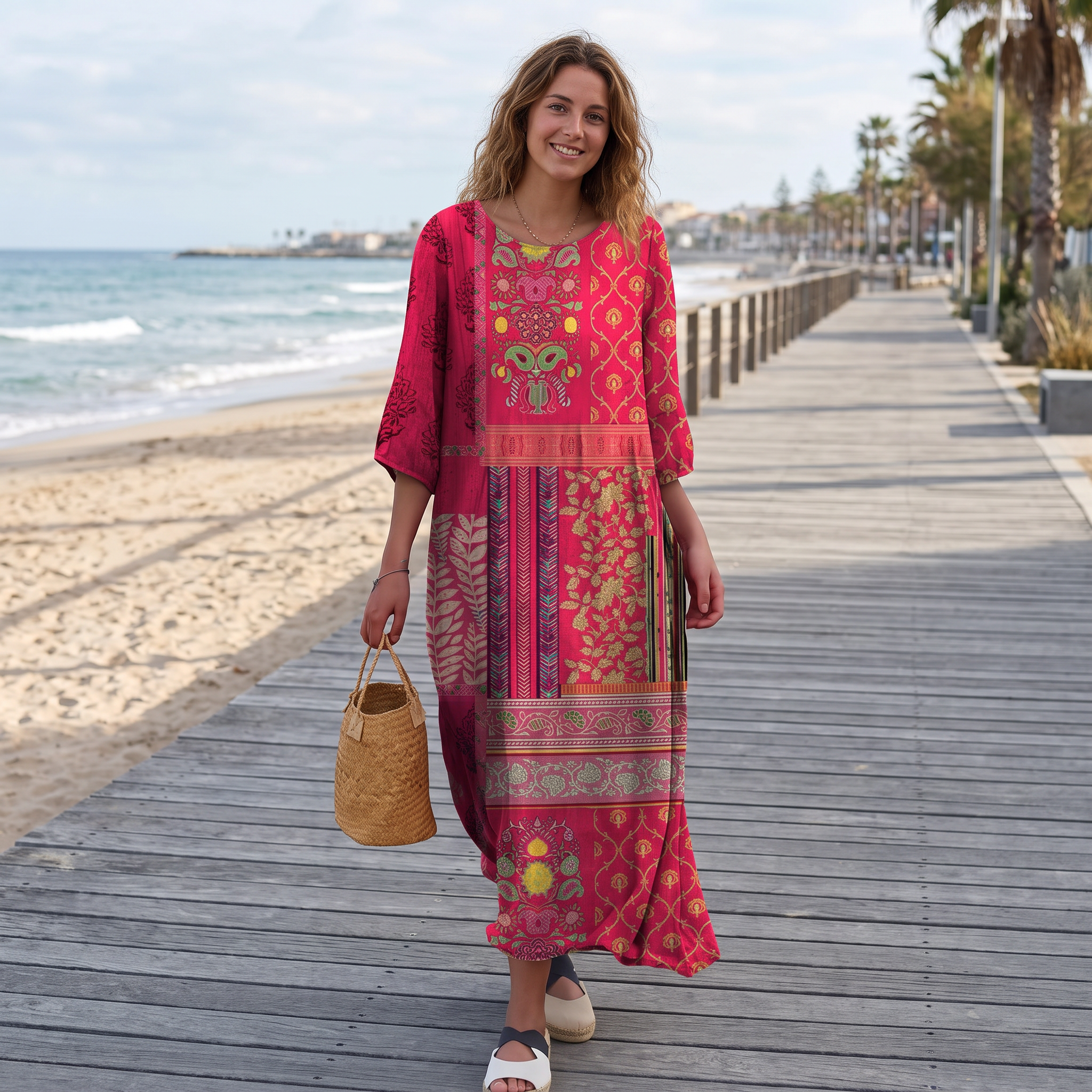 Josie - Stylowa Sukienka Boho Maxi