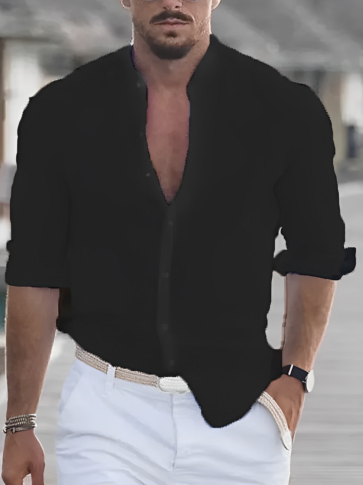 Daniel - Męska lniana koszula