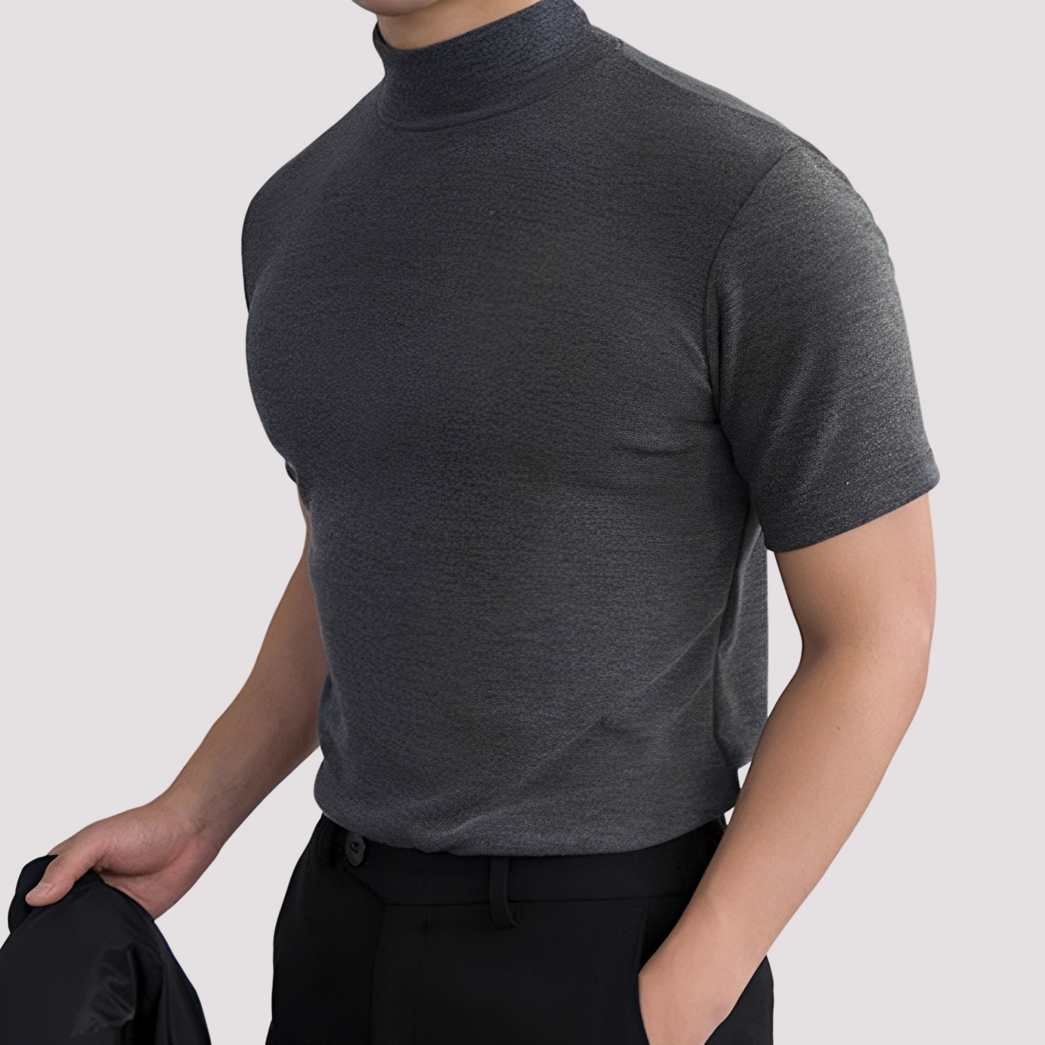 Alfie - Swobodny, dopasowany T-shirt dla mężczyzn