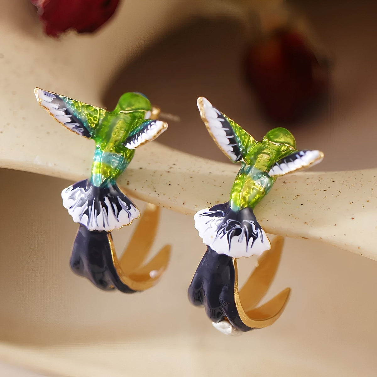 Wendy – Aros kolibrí emaliowane vintage