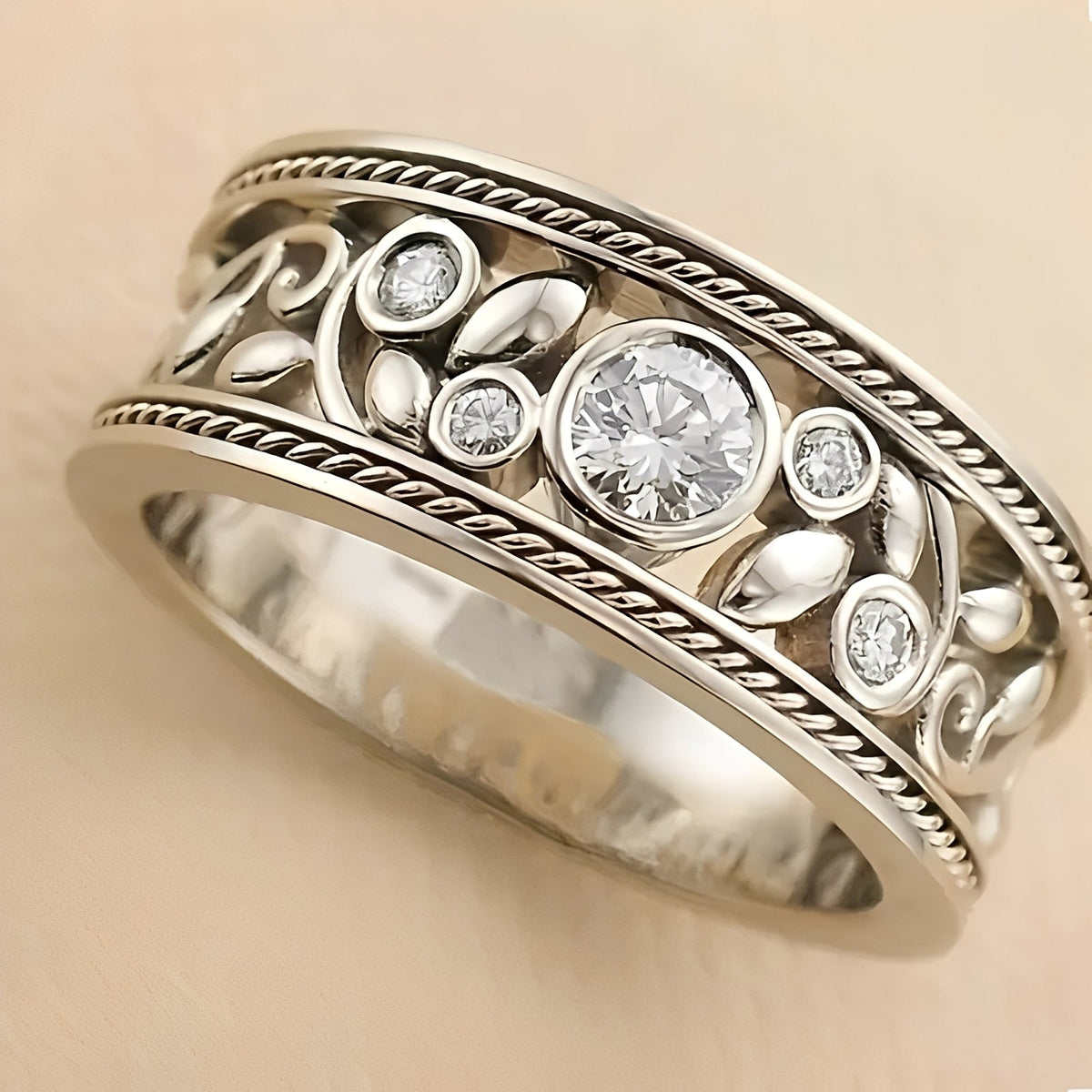 Nina – Pierscionek wintage elegancki