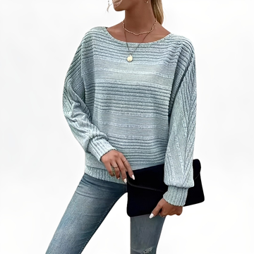 Eleanore - Komfortowy sweter w paski