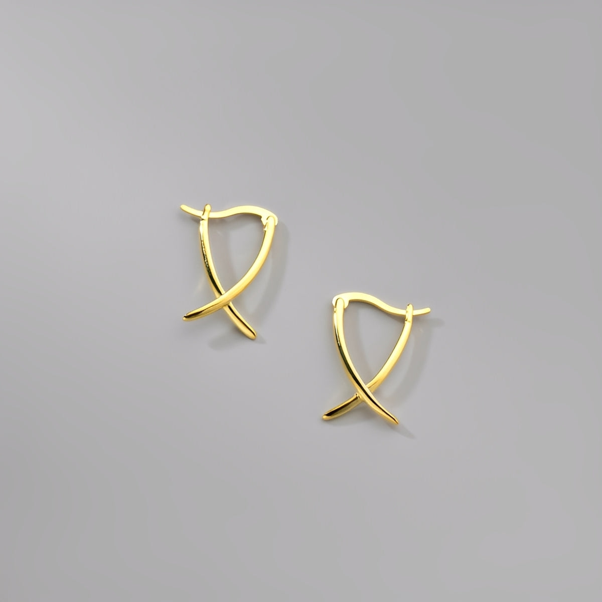 Vanny – Pendientes de krzyżowe z eleganckiego złota
