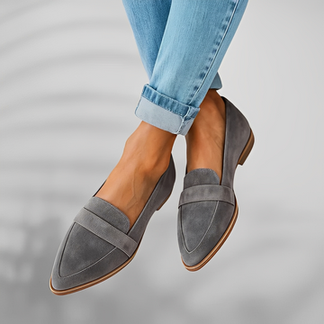 Thea - Damskie buty z ostrym noskiem na co dzień