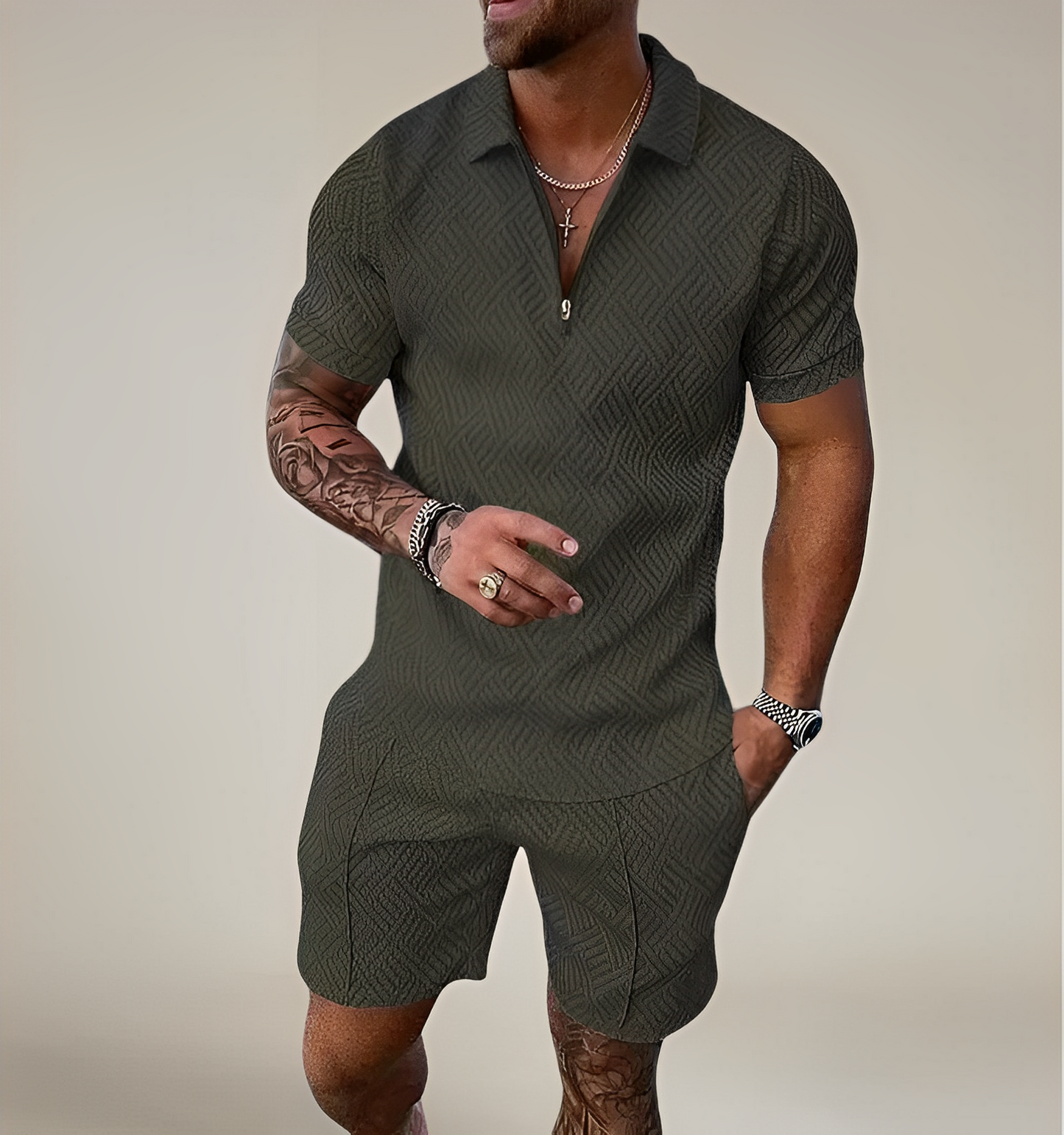 Milan – Swobodne Polo & Szorty Zestaw