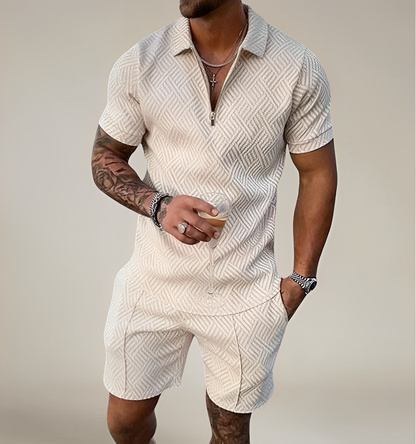 Milan – Swobodne Polo & Szorty Zestaw