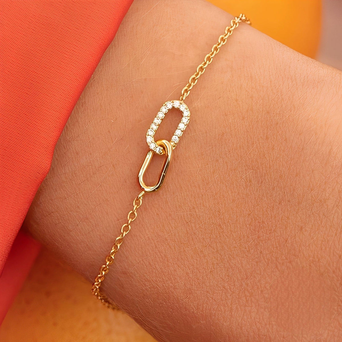 Rina – Pulsera z błyszczącymi ogniwami