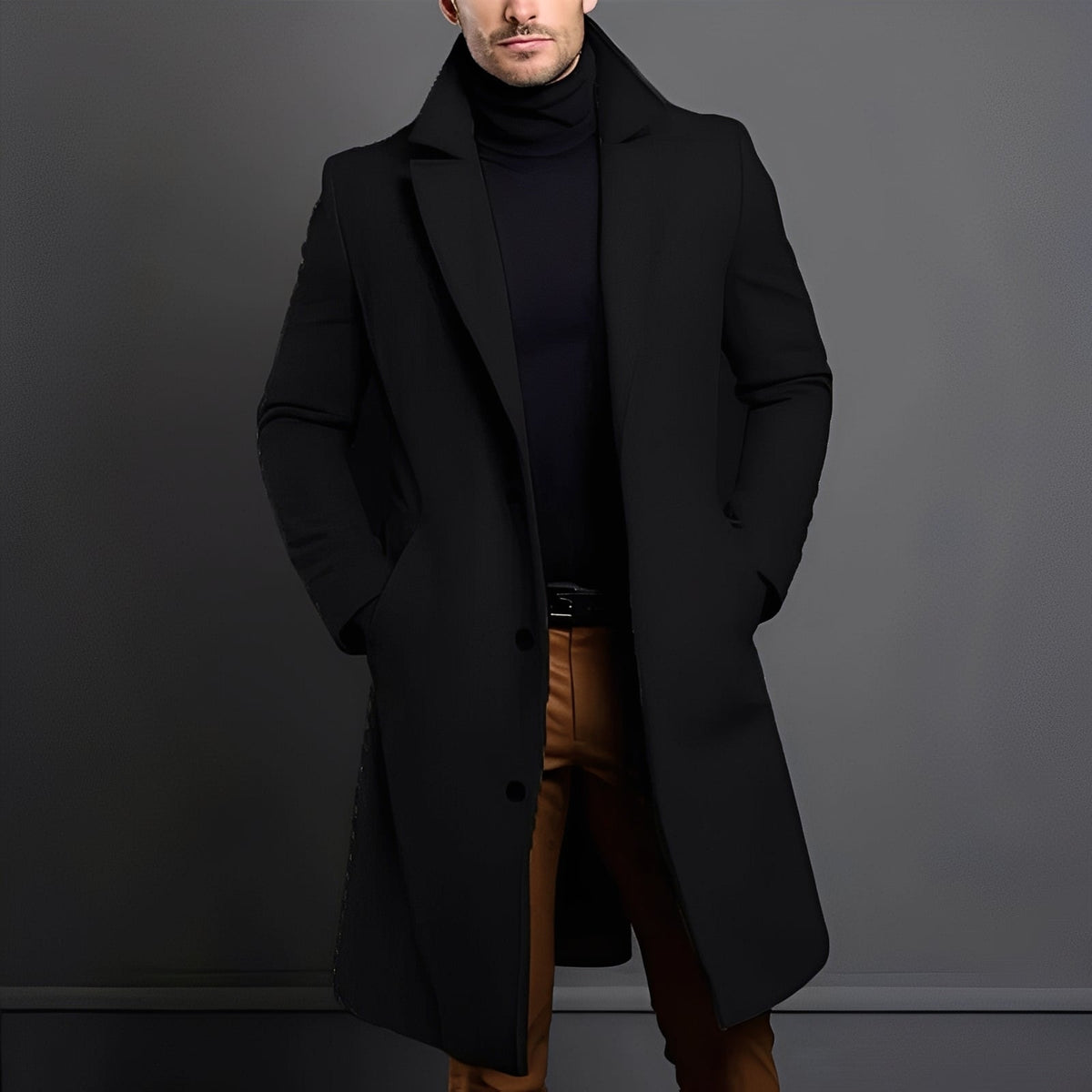 Tucker - Stylowy i ciepły płaszcz trencz