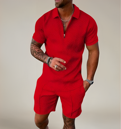 Milan – Swobodne Polo & Szorty Zestaw