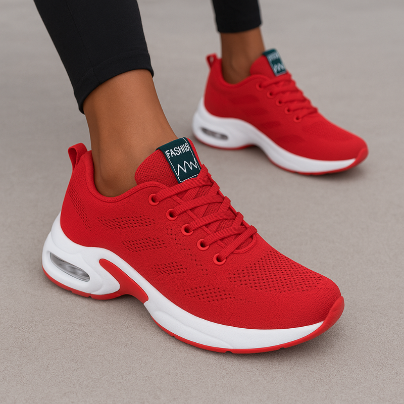 Gianna - Buty Sportowe z Wysoką Podeszwą