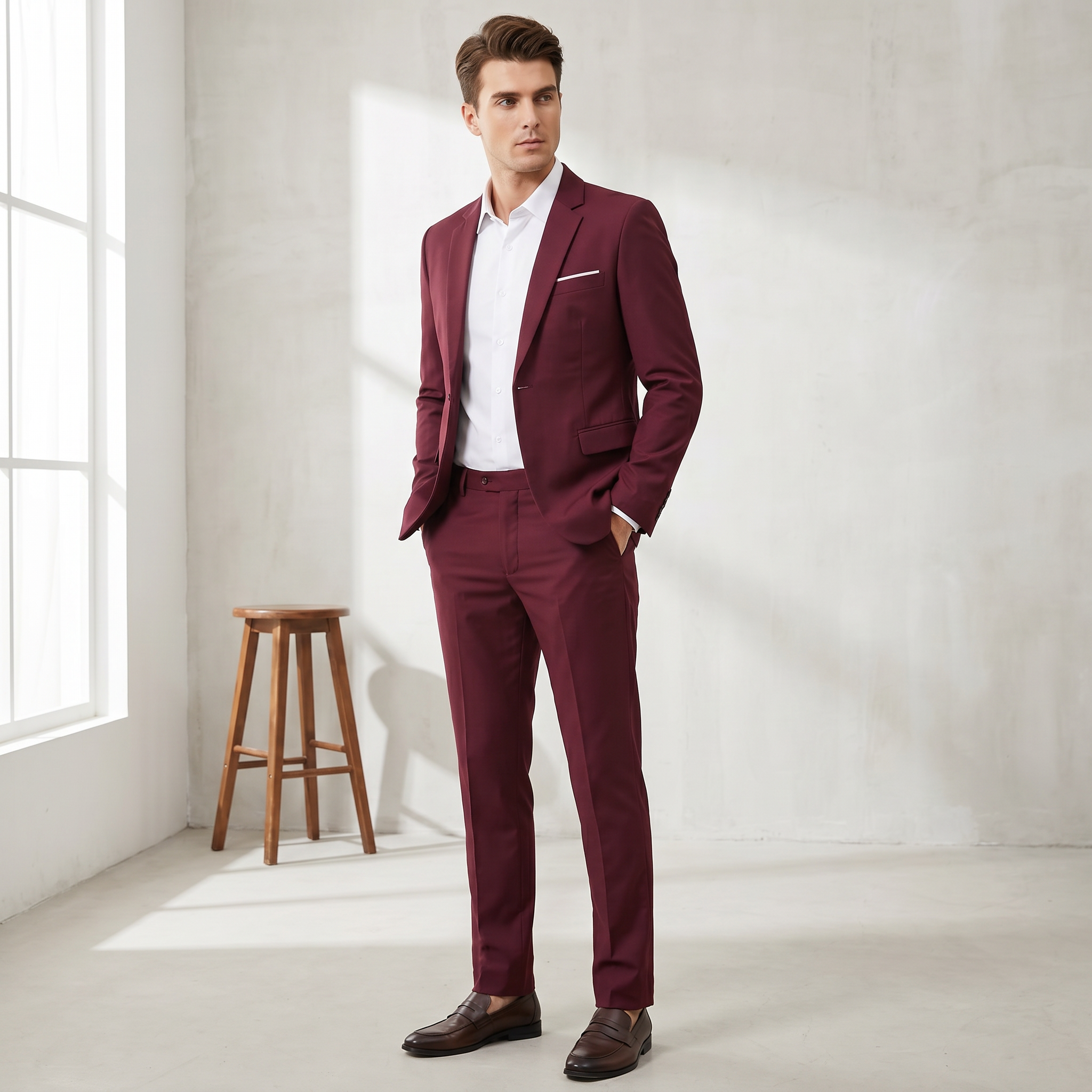 Briggs - Elegancki formalny garnitur