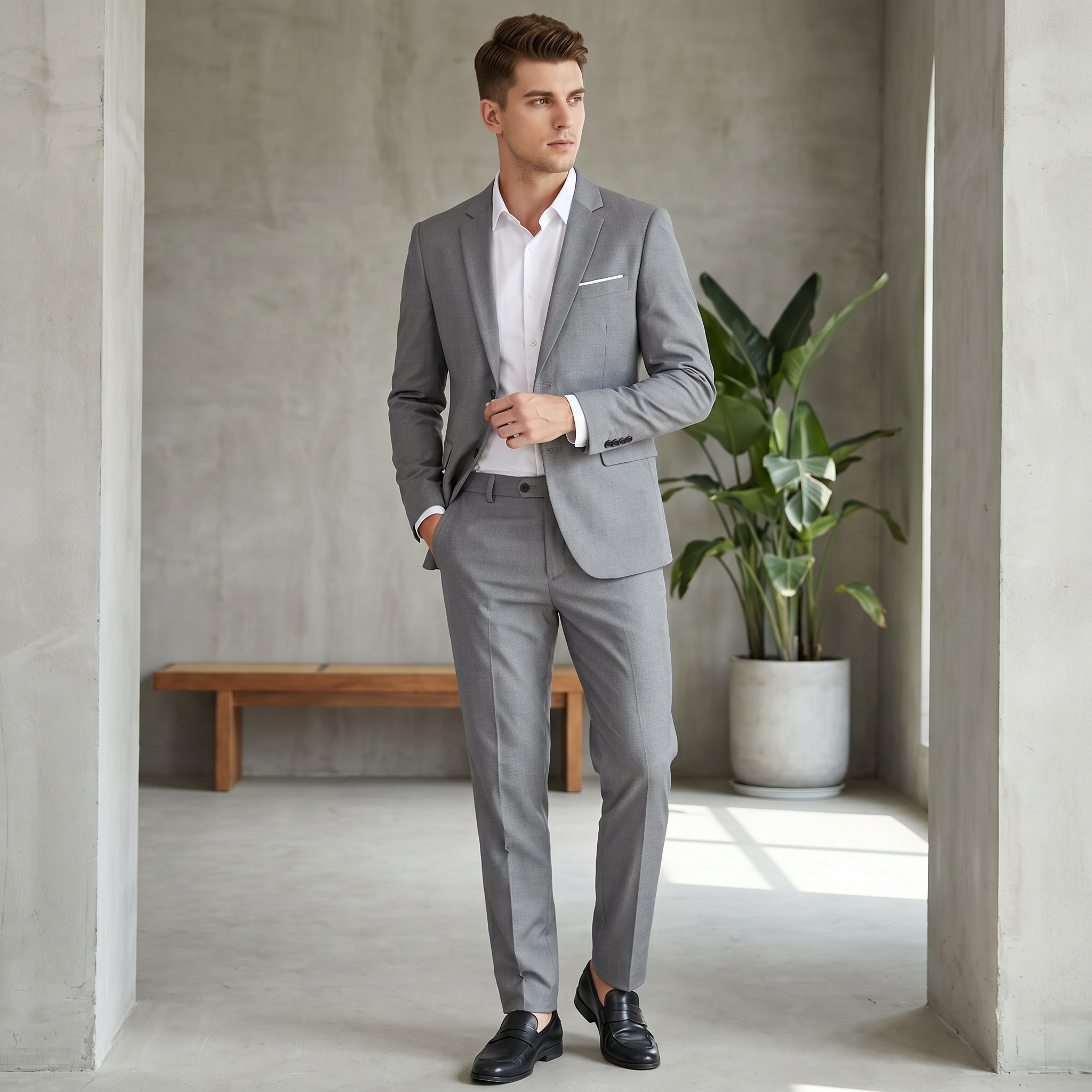 Briggs - Elegancki formalny garnitur