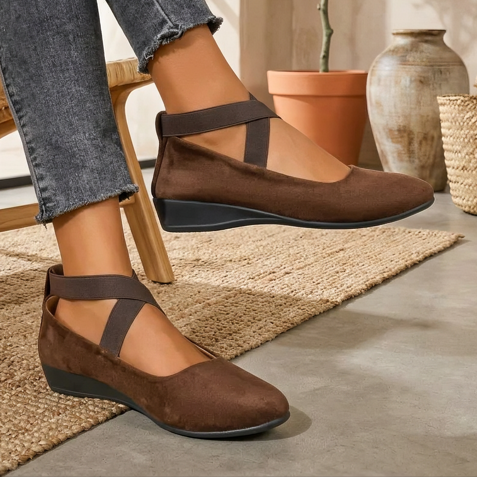 Rhea - Vintage wsuwane buty