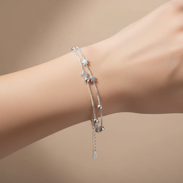 Yuna – Pulsera dwukolowy okrag gwiazda styl koreanski