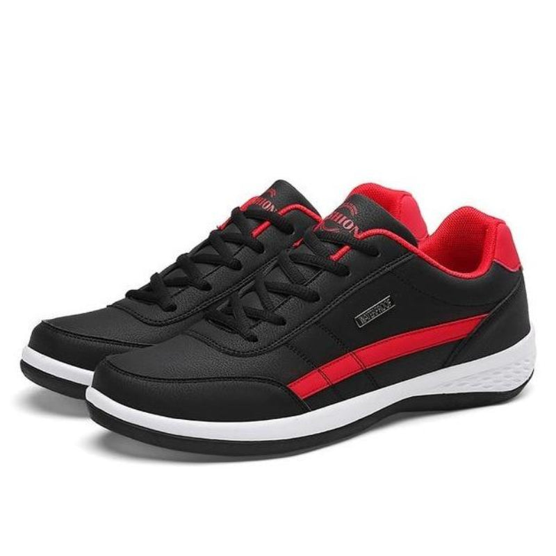 Matthew - Sneakersy z kontrastowym wzorem