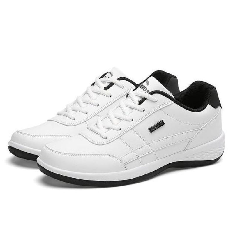 Matthew - Sneakersy z kontrastowym wzorem