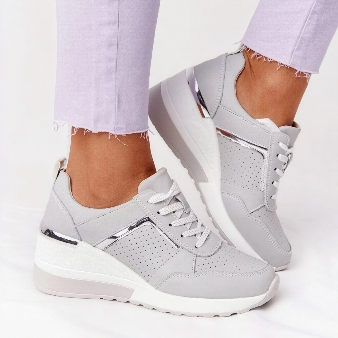 Maya - Sneakersy z sznurówkami